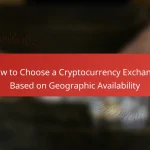 How to Choose a Cryptocurrency Exchange Based on Geographic Availability